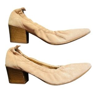 L’Intervalle Tan heels with Elastic Comfort and Flexibility Size 38